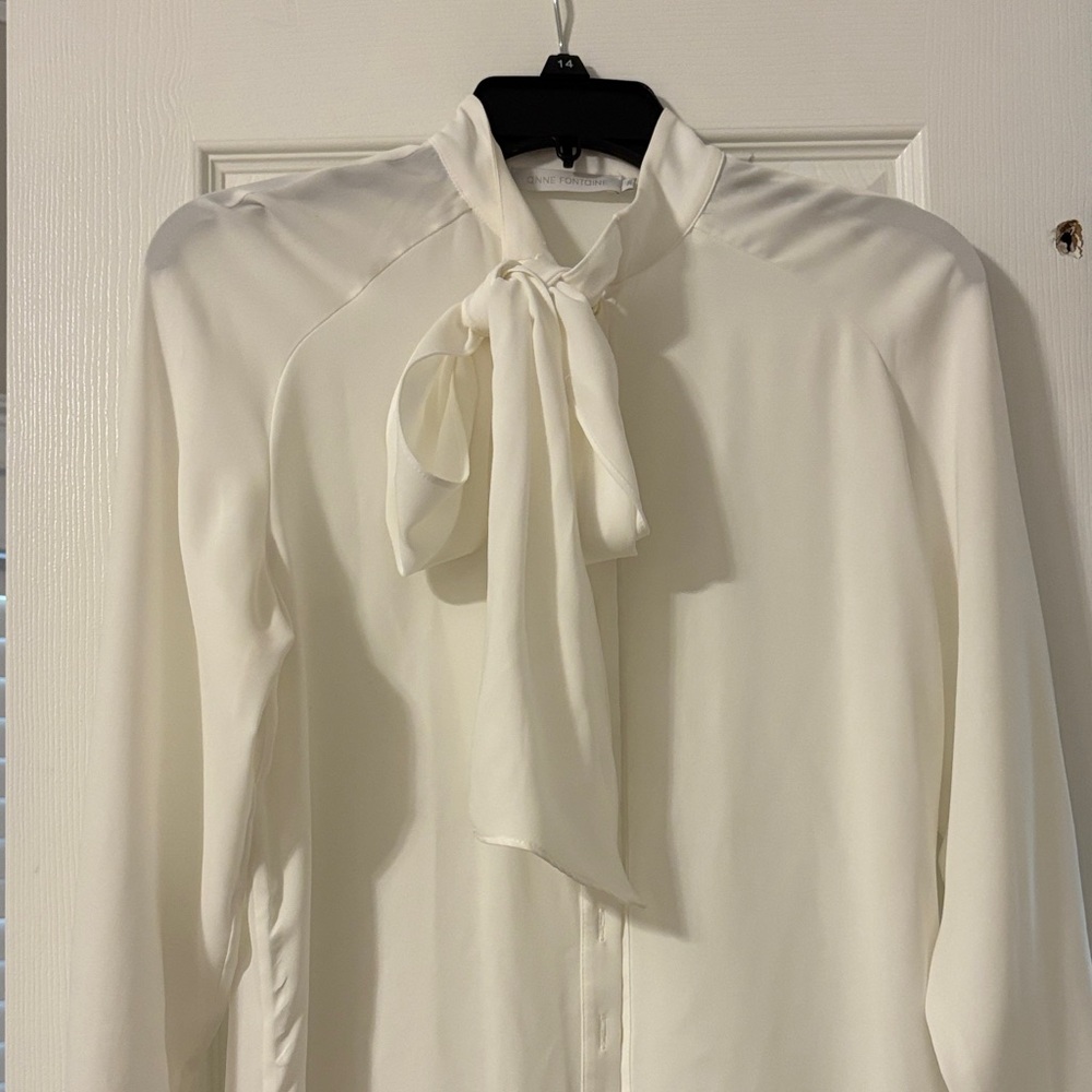 Anne Fontaine Classic White Blouse